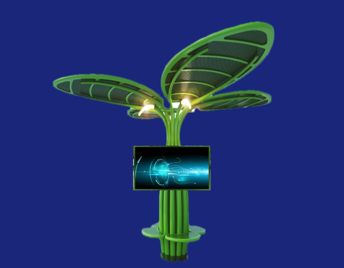 SL-GFS003 840Wp Solar Landscape Tree