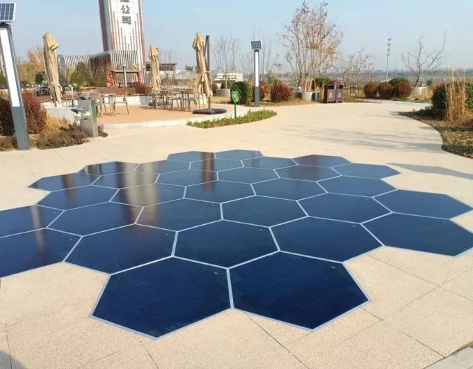 SL-GFDZ002 Hexagonal Solar Trail Tile